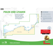 Polen och Litauen båtsportkort Satz 13